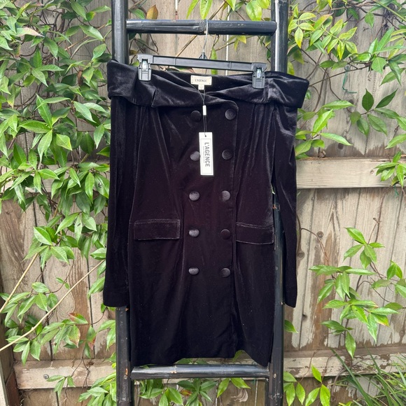 L’agence Micaela Velvet Dress - Picture 3 of 6